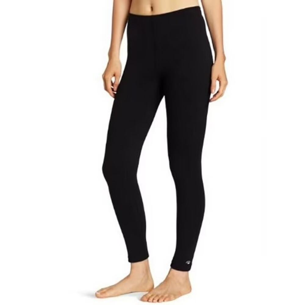 Champions Duo Fold Women's Medium Black Original Thermal Base Layer Pants S5-12